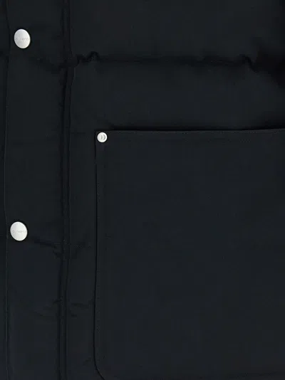 Carhartt Rayler Puffer Jackets Black In Blue