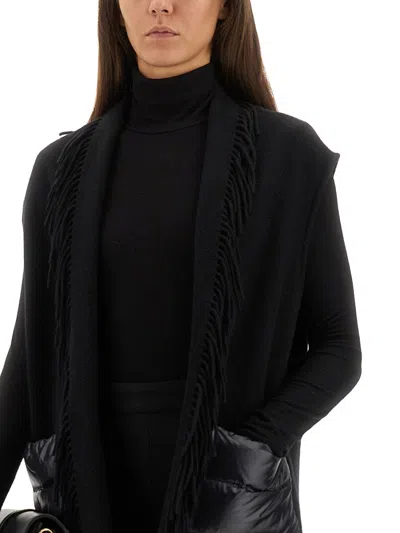 Herno Long Waist Coat In Black