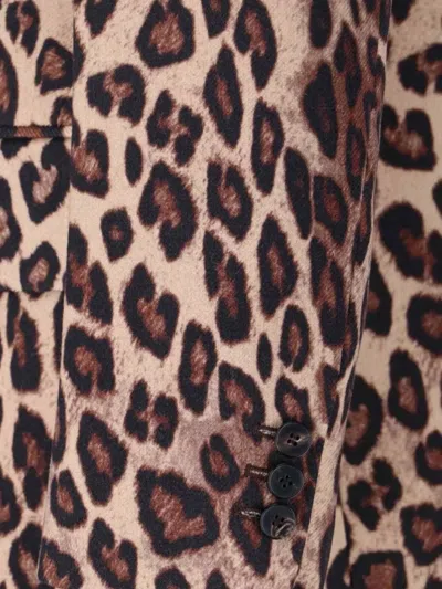 Alberto Biani Stylish Blazer With Front Pockets And Notched Lapels In Neutral