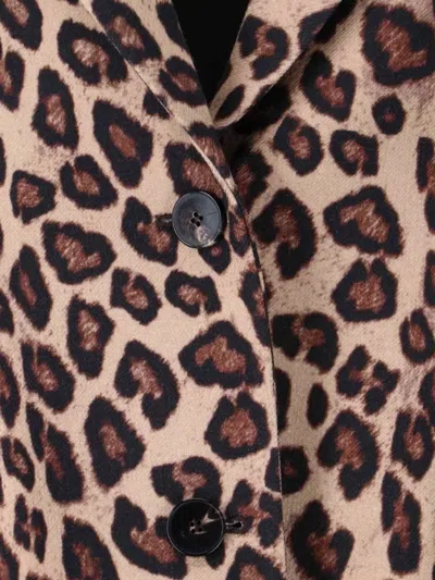 Alberto Biani Stylish Blazer With Front Pockets And Notched Lapels In Neutral