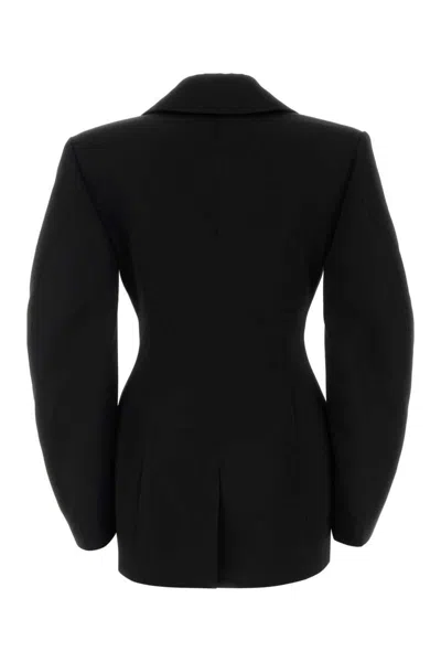 Givenchy Tailored Wool Blazer Notched Lapels In Black