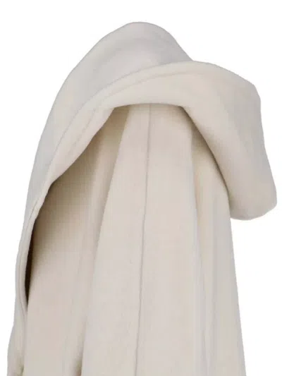 Tagliatore Minimalist White Jacket With Classic Collar And Tailored Fit In Neutral