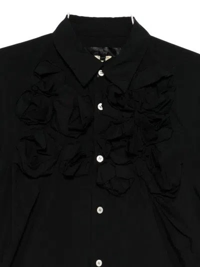 Comme Comme Shirts Blacks And Greys In Black