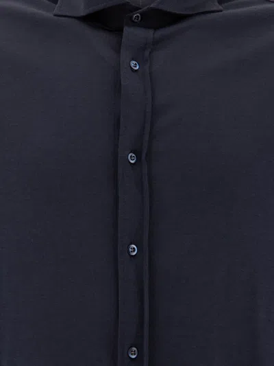 Brunello Cucinelli Buttoned Long-sleeved Shirt In Blue