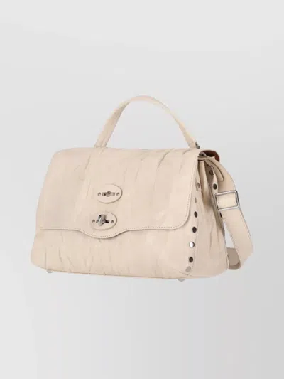 Zanellato Stylish Tote Bag Adjustable Strap In Neutral