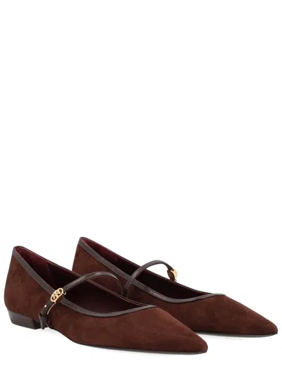 Tory Burch Shoe Mary Jane In Brown