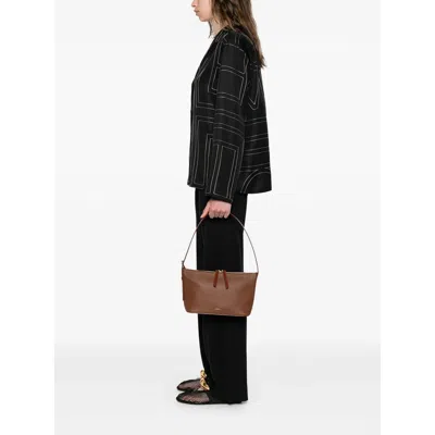 Apc A.p.c. Women Vera Leather Shoulder Bag In Brown