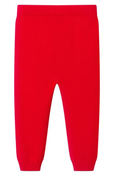 Andy & Evan Fair Isle Sweater & Joggers Set In Red