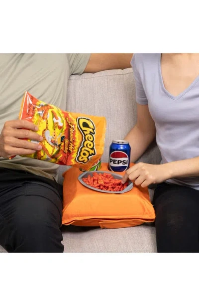 Snuggie Flamin' Hot Cheetos 2-in-1 Snack Pillow In Orange