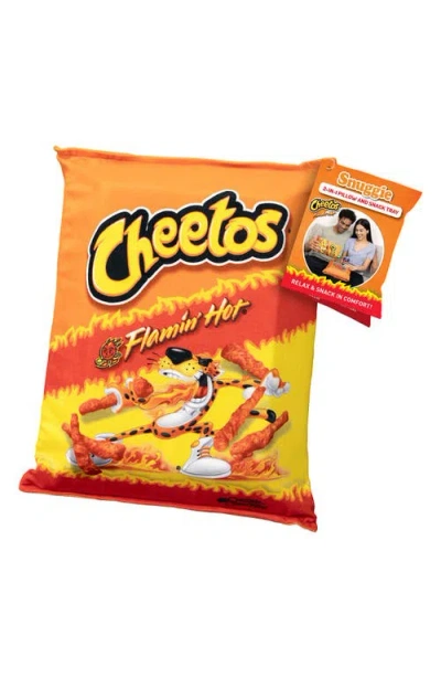 Snuggie Flamin' Hot Cheetos 2-in-1 Snack Pillow In Orange