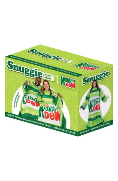 Snuggie Mountain Dew Wearable Blanket In Green