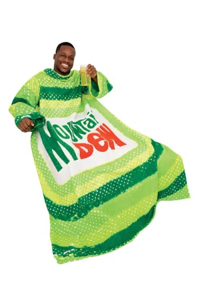 Snuggie Mountain Dew Wearable Blanket In Green