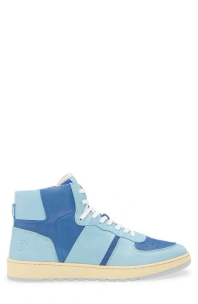 Collegium Pillar Destroyer High Top Sneaker In Blue