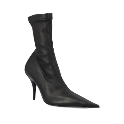 Balenciaga Avenue Booties In Black