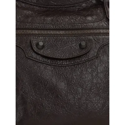 Balenciaga Women's City Medium Leather Handbag In Brown