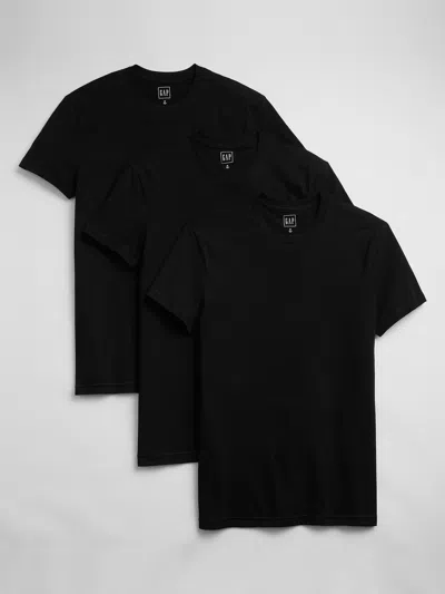 Gap Factory V-neck T-shirt (3-pack) In Black