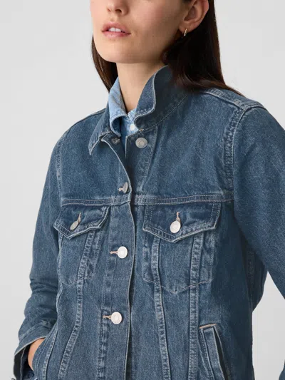 Gap Factory Icon Denim Jacket In Blue