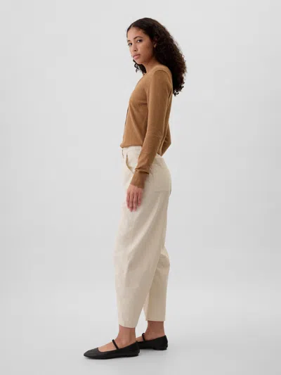 Gap Factory High Rise Barrel Khakis In Multi
