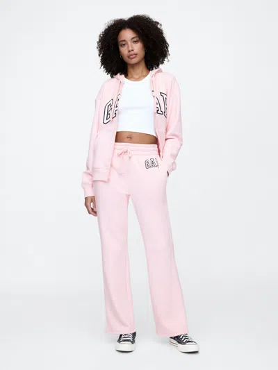 Gap Factory Gap Logo Straight Sweatpants In Pink