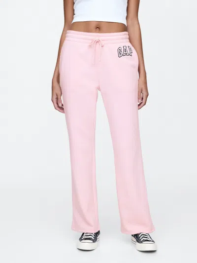 Gap Factory Gap Logo Straight Sweatpants In Pink