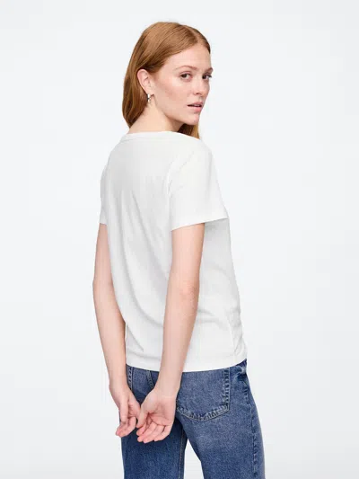 Gap Factory Favorite V-neck T-shirt In White