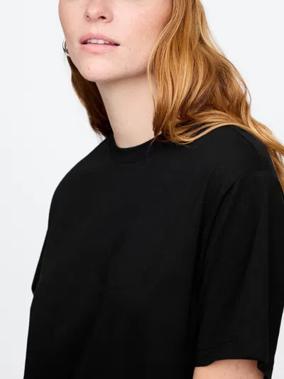 Gap Factory Relaxed T-shirt Dress In Black