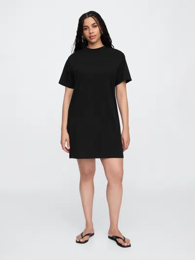 Gap Factory Relaxed T-shirt Dress In Black