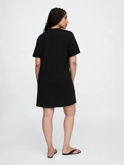 Gap Factory Relaxed T-shirt Dress In Black