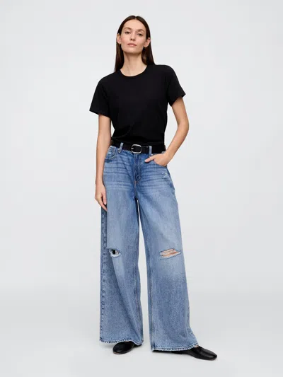 Gap Factory Favorite Crewneck T-shirt In Black