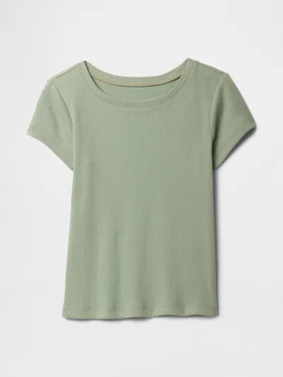 Gap Factory Babygap Ribbed T-shirt In Green