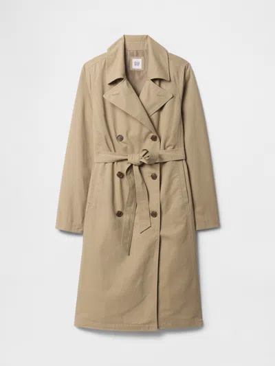 Gap Factory Modern Trench Coat In Brown