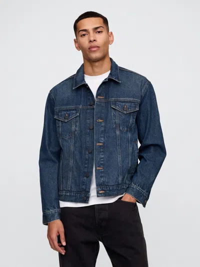Gap Factory Icon Denim Jacket In Blue