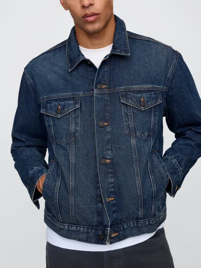 Gap Factory Icon Denim Jacket In Blue