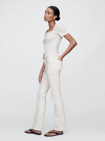 Gap Factory Mid Rise Seamed Universal Baby Boot Jeans In Multi