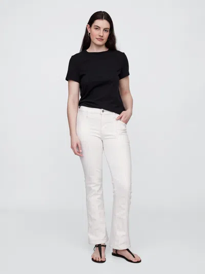 Gap Factory Mid Rise Seamed Universal Baby Boot Jeans In Multi