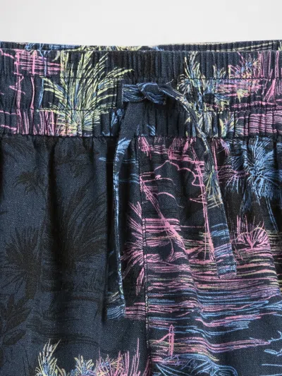 Gap Factory Kids Linen-blend Pull-on Shorts In Multi