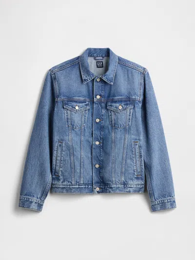 Gap Factory Gap &#215 Disney Mickey Mouse Icon Denim Jacket In Blue