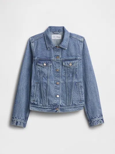 Gap Factory Gap &#215 Disney Minnie Mouse Icon Denim Jacket In Blue