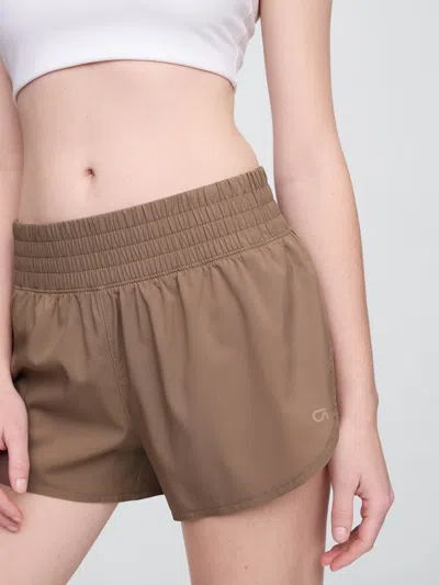 Gap Factory Gapfit 3" Mid Rise Runaround Shorts In Brown