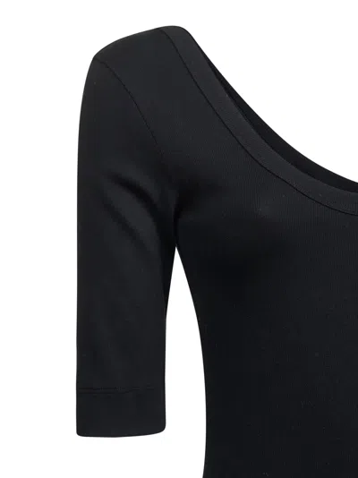 Brunello Cucinelli Ribbed Scoop Neck Short Sleeve Top In Multi