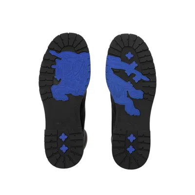 Burberry Brown Leather Amphibian Rogue In Animal Print