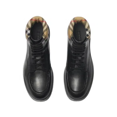 Burberry Brown Leather Amphibian Rogue In Animal Print