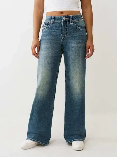 True Religion Bobbi Baggy Jeans In Blue