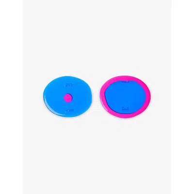 Fish Design By Gaetano Pesce Lue Fluro Fuchsia Table Mates Resin Coasters Set Of Two In Blue