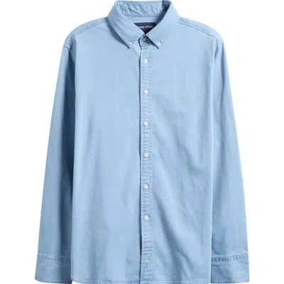Mizzen + Main Mizzen+main Nash Chambray Button-down Shirt In Blue