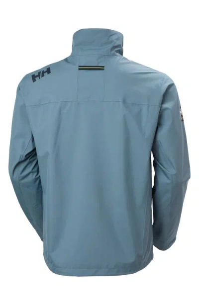 Helly Hansen Hooded Crew 2.0 Waterproof Midlayer Sailing Jacket In Blue
