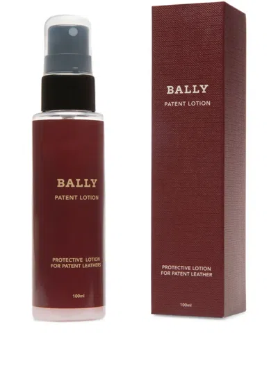 Bally Protective Patent Leather Lotion In Burgundy
