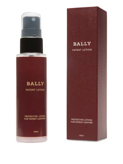 Bally Protective Patent Leather Lotion In Burgundy