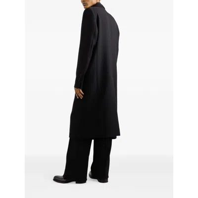 Dolce & Gabbana Unlined Double-breasted Coat In Black