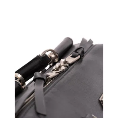 Dolce & Gabbana Calf Leather Shoulder Bag Vittoria Model In Black